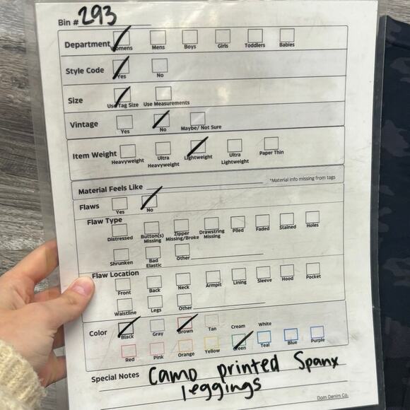 Spanx Look At Me Now Black Green Camo Womens S Stretch Seamless Yoga Leggings - Picture 7 of 10